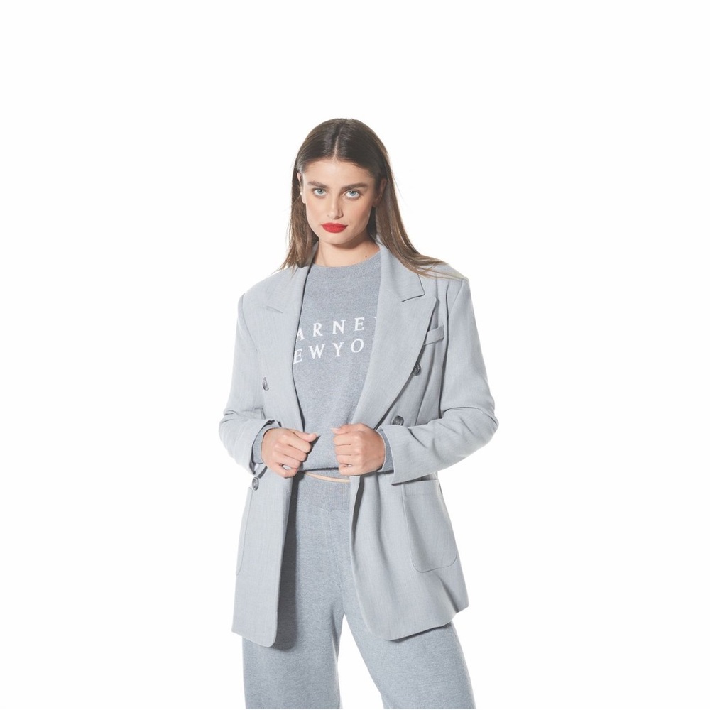 Barneys New York Forever 21 Collab Heather Gray Blazer